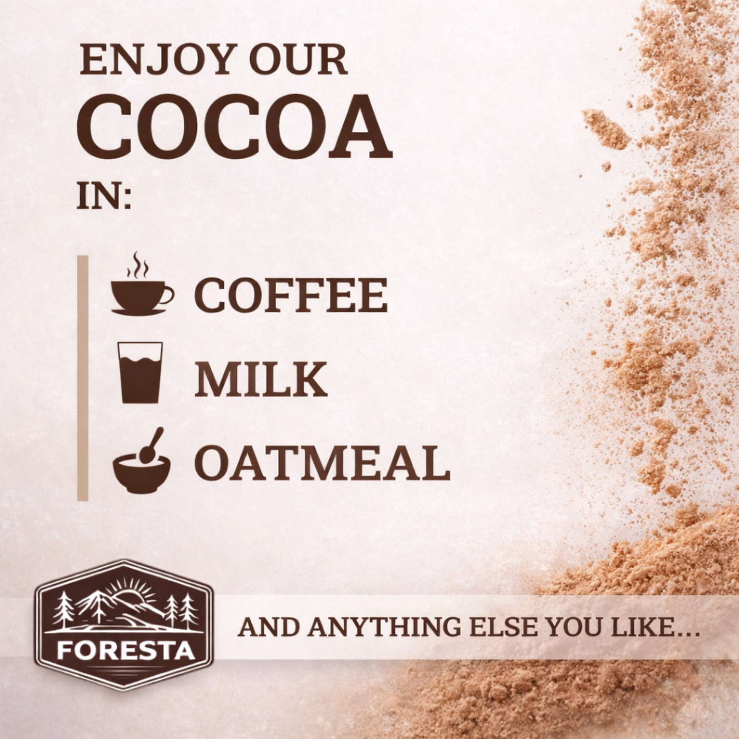 High Flavanol Cocoa Powder - 1200MG